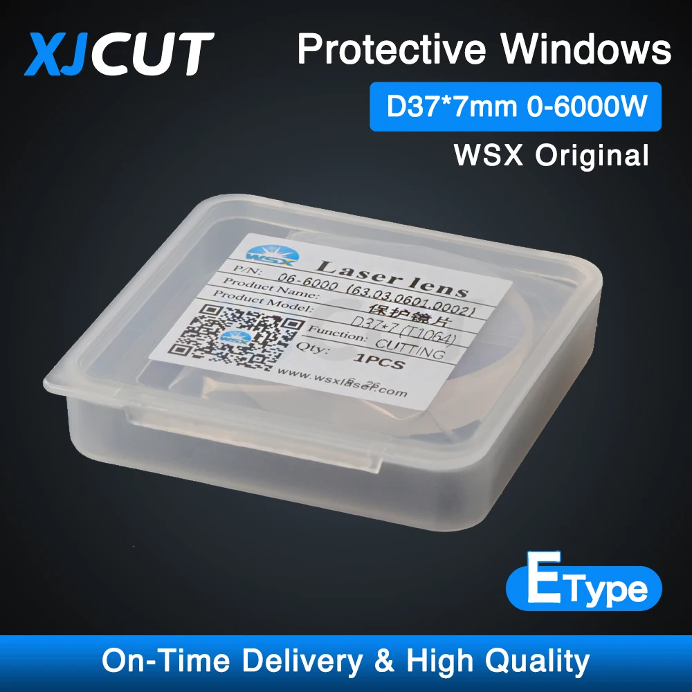 Original Precitec WSX Protective Windows 30*5mm 37x7mm Optical Lens For WSX Precitec raytools Fiber Laser Cutting Head 1064nm