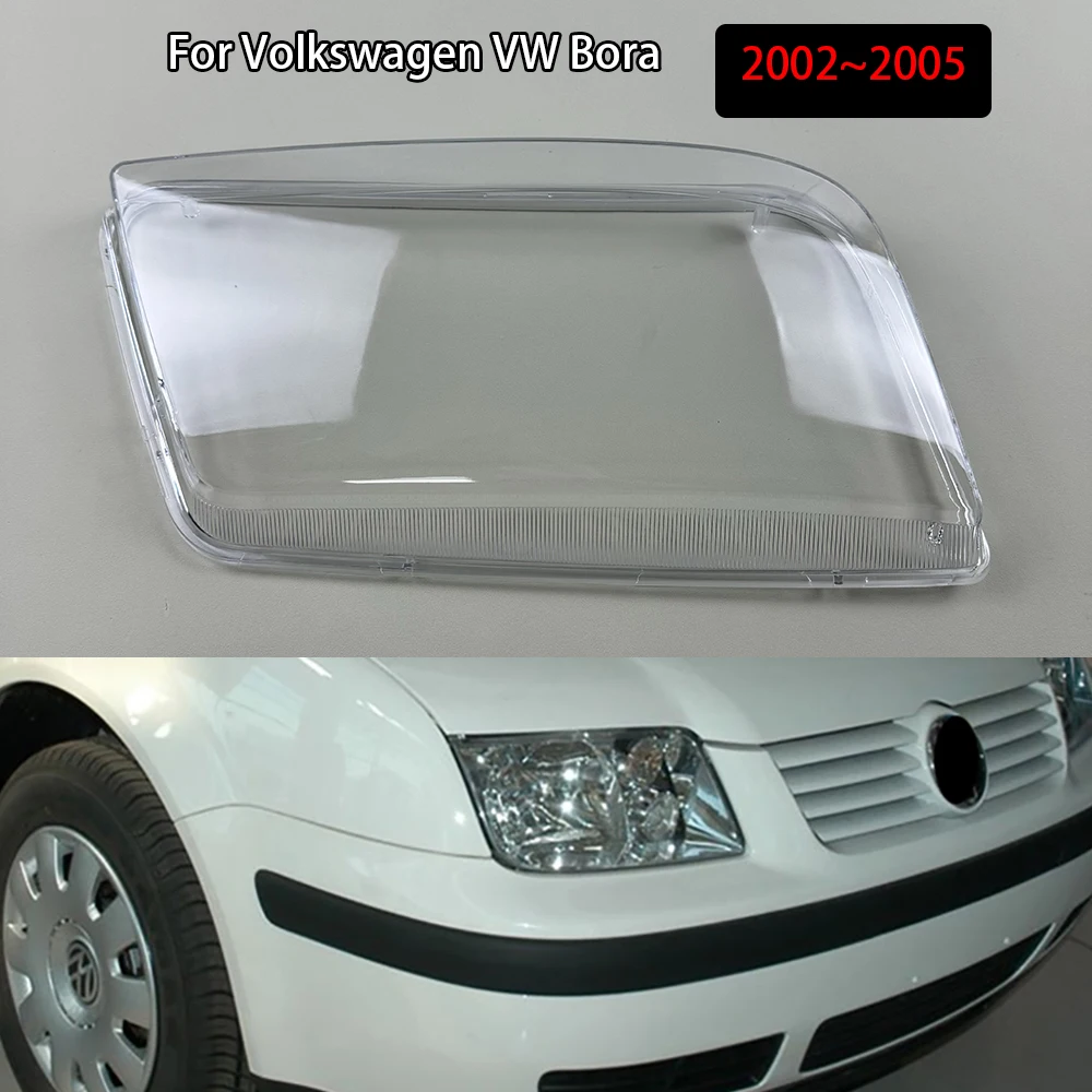 

Headlight Cover Transparent Headlamp Shell Plexiglass Replace Original Lampshade For Volkswagen VW Bora 2002~2005