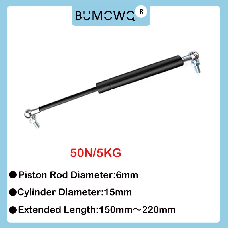 

1PC 150mm-220mm 5kg/50N Universal Strut Bars Gas Spring Shock Absorber Hydraulic Lift Support Strut Bar Car Machine Furniture