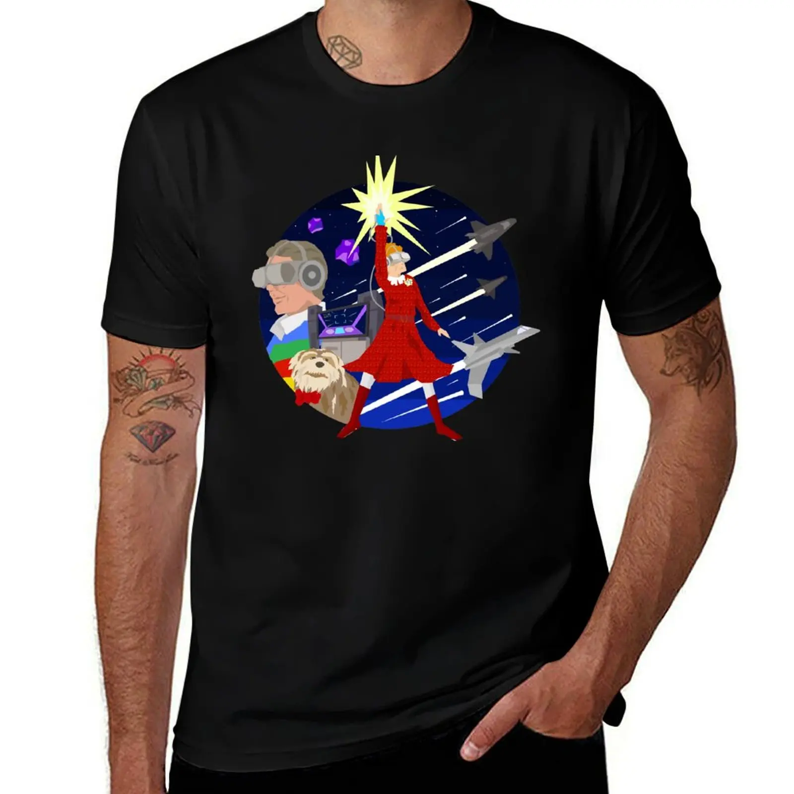 

Carousel of Progress: VR Resident Flying Ace T-Shirt man t shirt designer g man t shirts for men