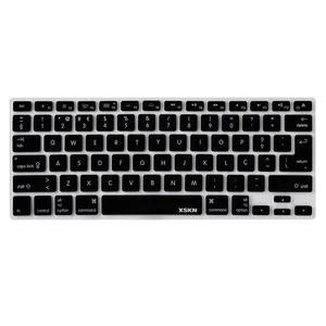 Чехол XSKN с португальской клавиатурой для Macbook Pro 13,3/15,4, Macbook Air 13,3, Ультратонкий силиконовый прочный протектор клавиатуры