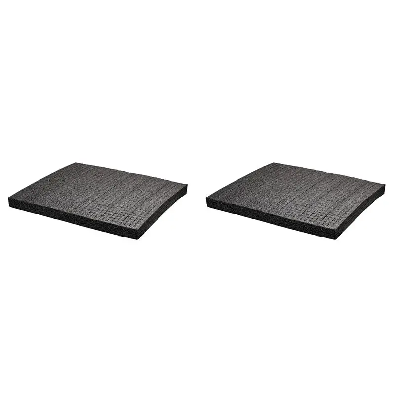 

ABAH-4PCS 50X30x2cm Pick Apart Foam Insert Cutting Foam Lining Packaging Pre-Cutting Tool Box And Hard Case Foam Black
