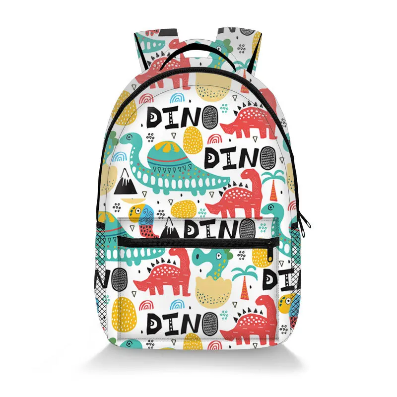 Hip hop kpop mochilas escolares jovens unissex dinossauro dos desenhos animados sacos de viagem impressão 3d oxford à prova dwaterproof água notebook mochilas ombro