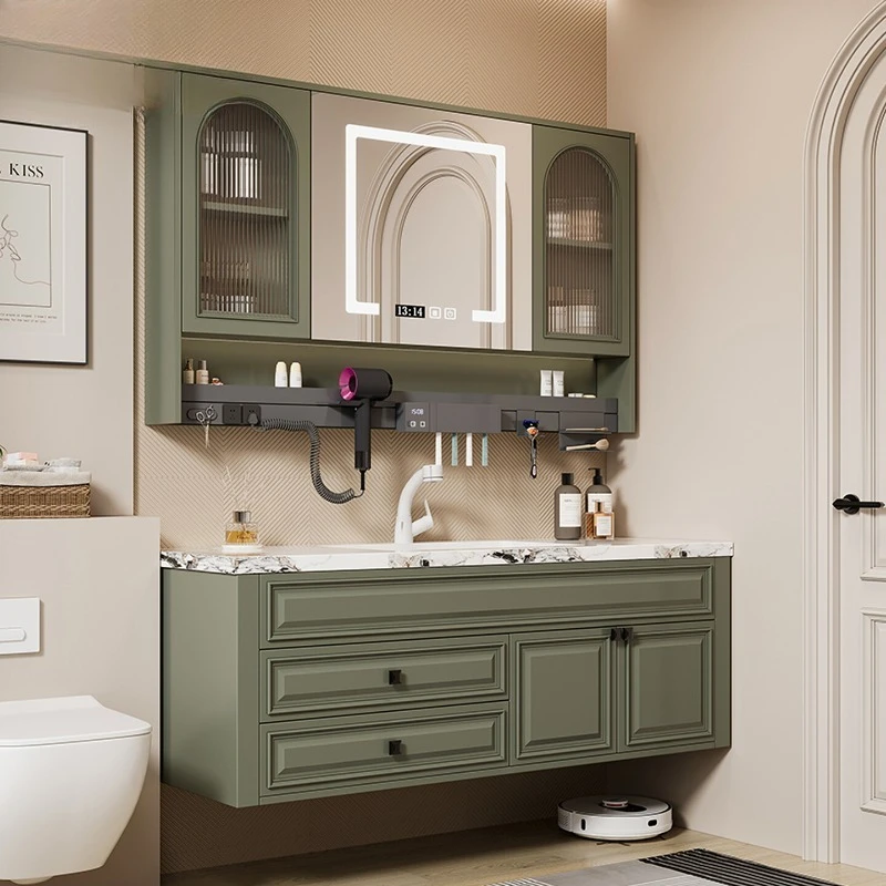 

Wooden Organizer Bathroom Cabinet Storage Shelves Toilet Display Partitions Drawers Cupboard Modern Archivadores Home Furniture