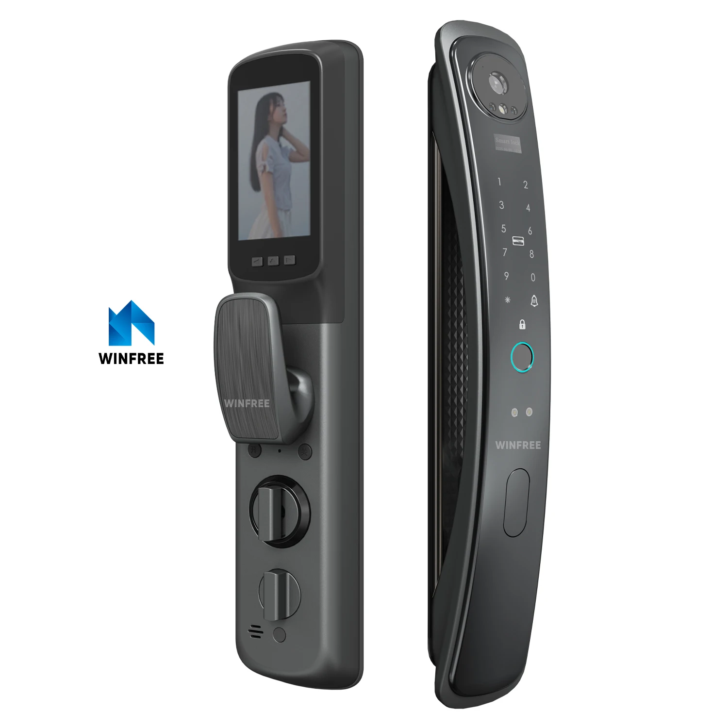 

Противовзломный замок с распознаванием лиц в реальном времени, высокой степенью безопасности, управлением через приложение Tuya, разблокировкой по отпечатку пальца и коду.