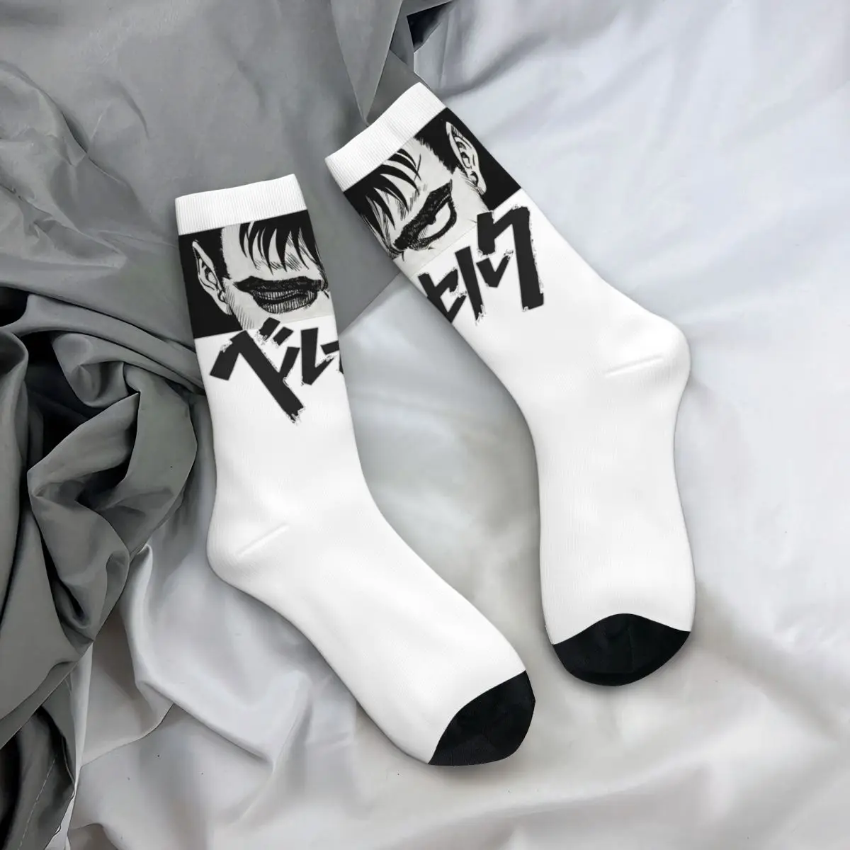 Berserk Japan Anmie Manga Socks Merchandise For Men Women Print Socks Soft Wonderful Gifts