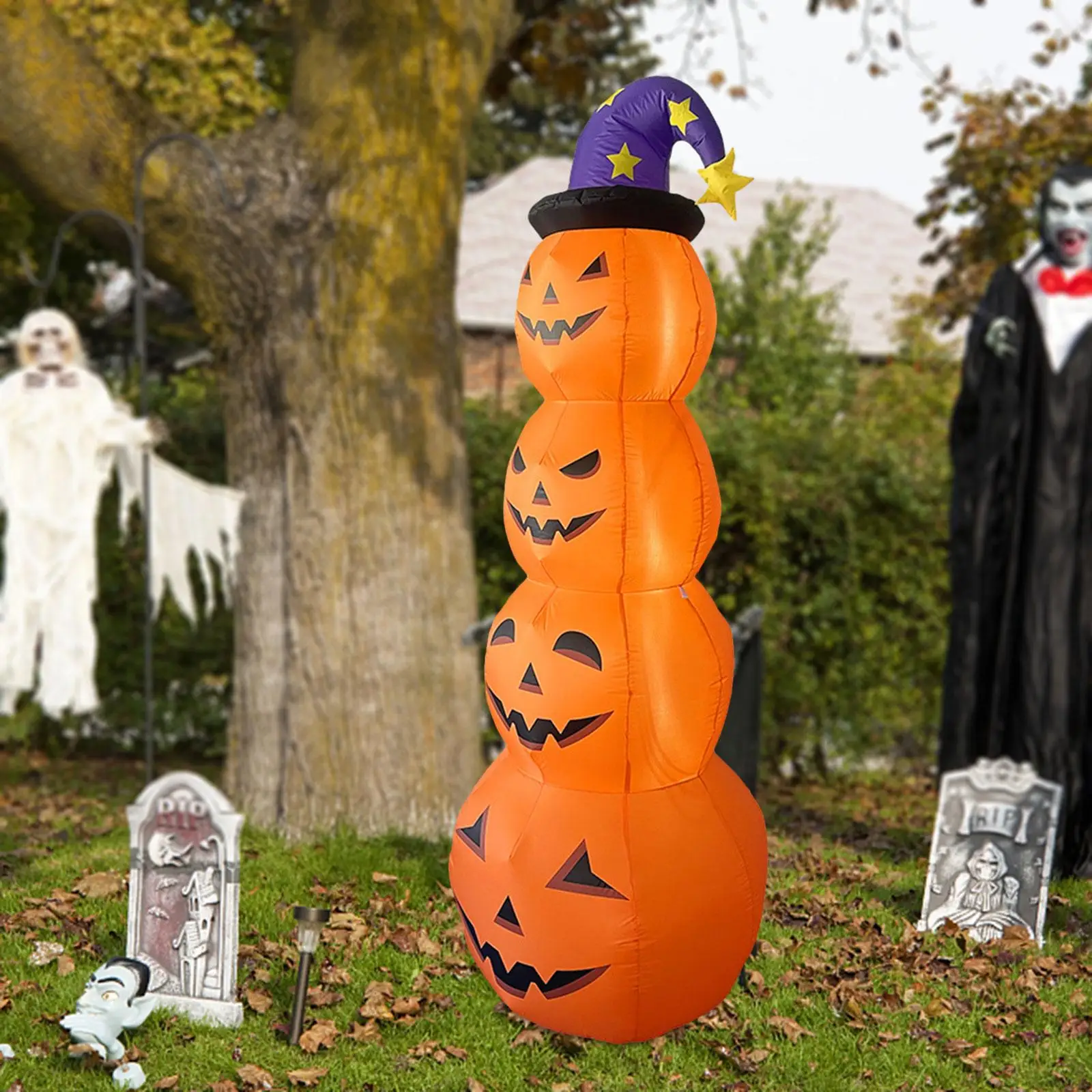 

Надувная тыква, украшения для Хэллоуина, фонари для сада, фестиваля газона