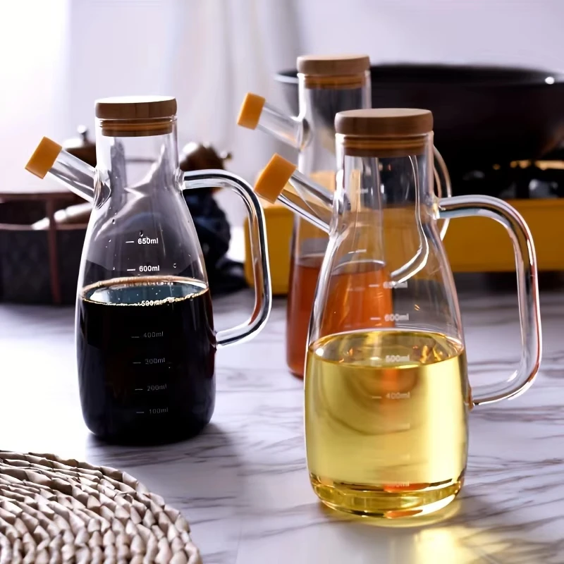 1Pc Glass Olive Oil…