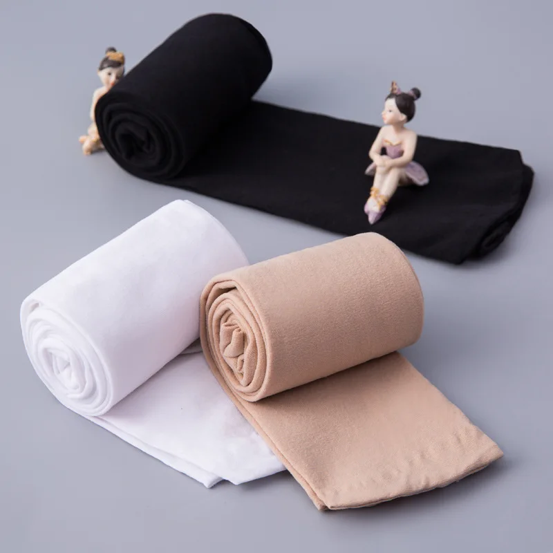 

Ballet Tights Dance 120D High Elastic Pantyhose for Daily & Dance Class White Black Pink Tights for Ballet Stage Performance