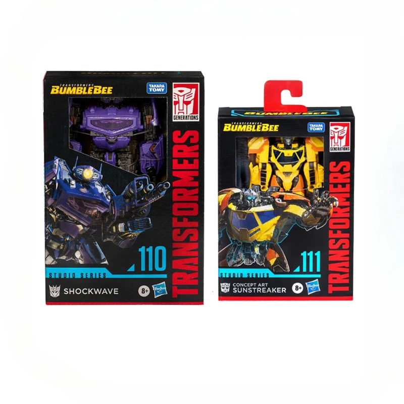 Hasbro oryginalne transformatory film SS110 Shockwave SS111 Sunstreaker Model zabawkowy figurka dla dzieci urodziny prezent na boże narodzenie