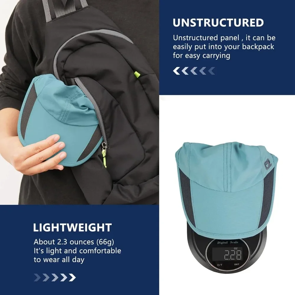 GADIEMKENSD Premium Unisex Unstructured Sports Cap - Quick Dry & Superior Outdoor Sun Protection!