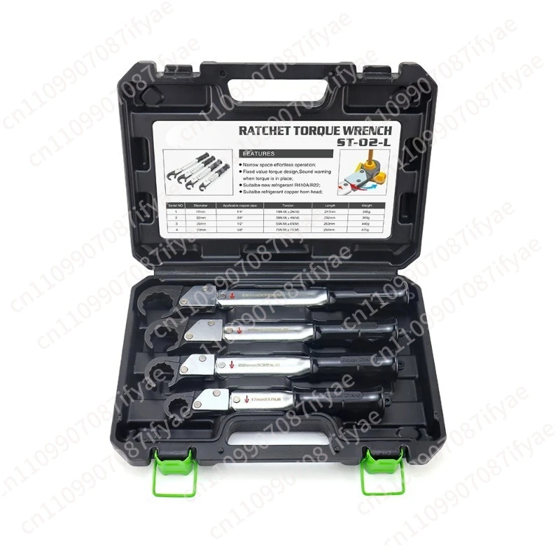 ST-02L Ratchet Torque Wrench High Precision Open Wrench Spark Plug Air Conditioning Maintenance Tool