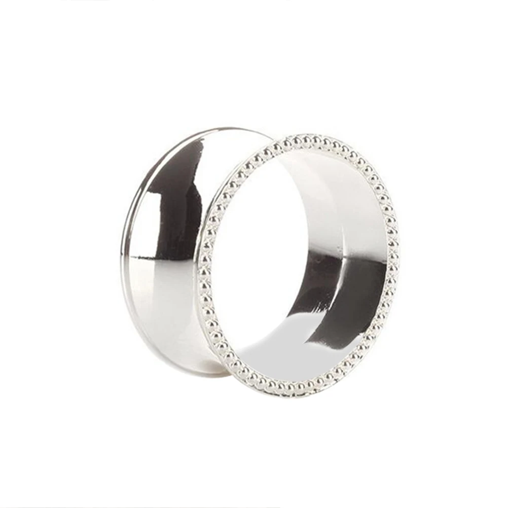 

Napkin Buckle Stainless Steel Rings Oval Holders Dinner Wedding Decor Bulk Metal