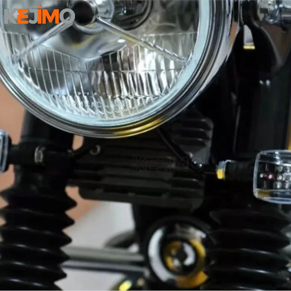 FOR Bonneville Street-Twin/Cup/T100/T120 SE Scrambler Front Indicator Turn Signal Bracket Motorcycle Front Relocation Bracket