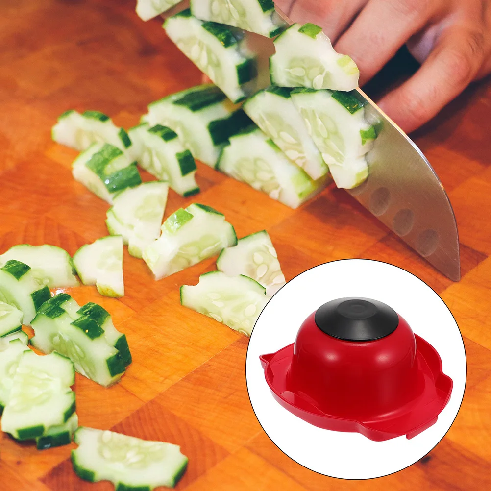 

2 Pcs Vegetable Slicer Finger Protector Food Safety Holder Kitchen Gadget Cut Fruit Cheese Meat Time for All