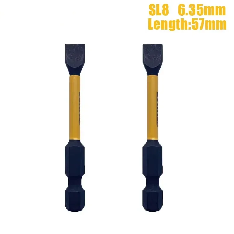 DEWALT PH2 SL8 Impact Driver Bits Set High-Speed Steel Pivoting Bit Holder Extend Sleeve Hex Shank Carpentry Parts Tools