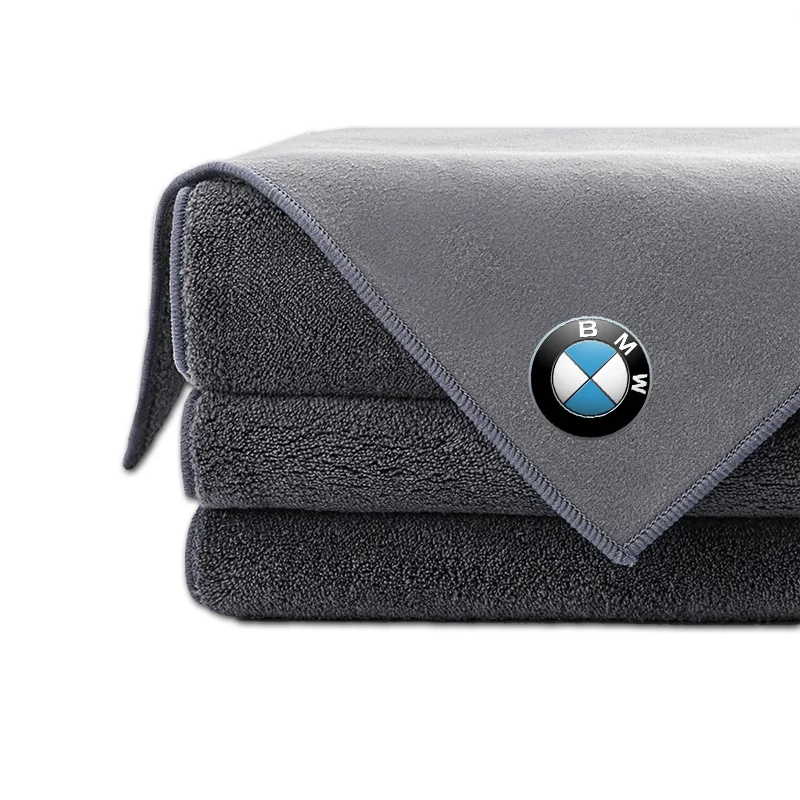 Suede Car Towel Microfiber Cleaning Drying Rag Cloth For BMW M X1 X2 X3 X5 X4 X6 X7 G30 G20 G32 G11 G12 F40 F30 F20 F10 F34 F07