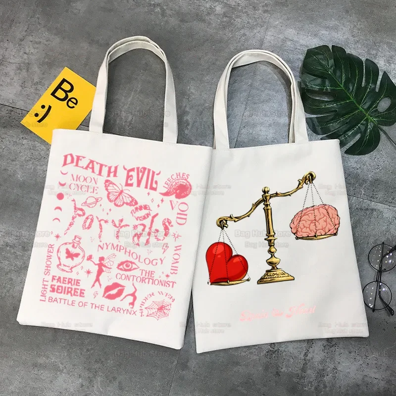 Melanie Martinez Portals Tour Street Style Shopper Kawaii Bag Harajuku Shopping Canvas Shopper Handbag Tote Bag Shoulder Bag