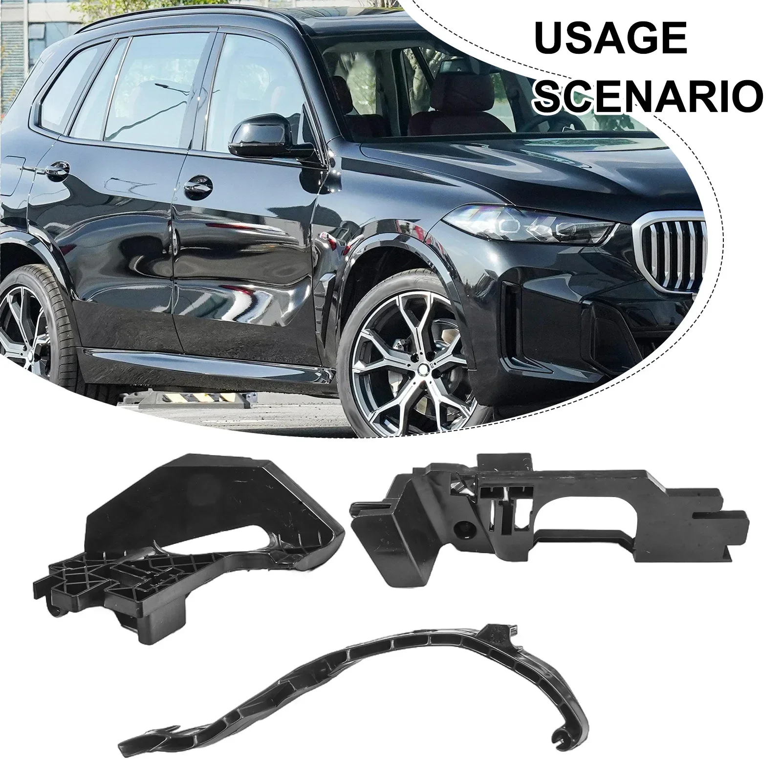 Brand New Headlight Bracket Holder Parts Easy Installation Left Replacement Spare Accessories For BMW For For X6