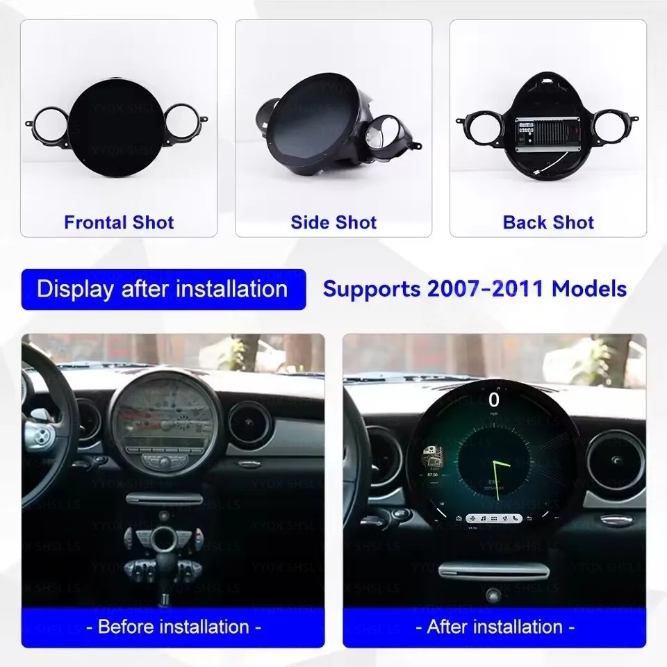 

11.7 Inch Android 14 For BMW MINI 2007-2023 Gps Navigation Carplay Car Radio Multimedia HD Touch screen Stereo Auto Head unit