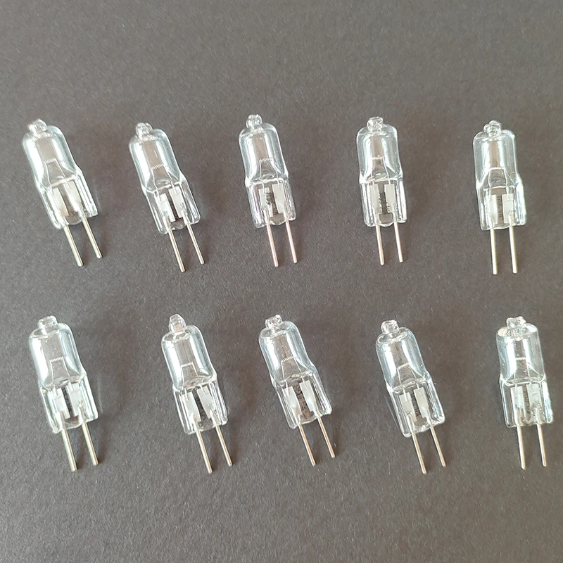 

10 PCS 6V G4 Halogen Lamp Bulb Beads 5W 10W 15W 20W 25W 30W Microscope Searchlight Flashlight Accessory