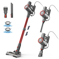 YISORA I8 Corded Vacuum Cleaner, 23kPa Powerful Suction, 0.8L Dust Cup, 6m Long Cord, 4 LED Headlights, Self-standing