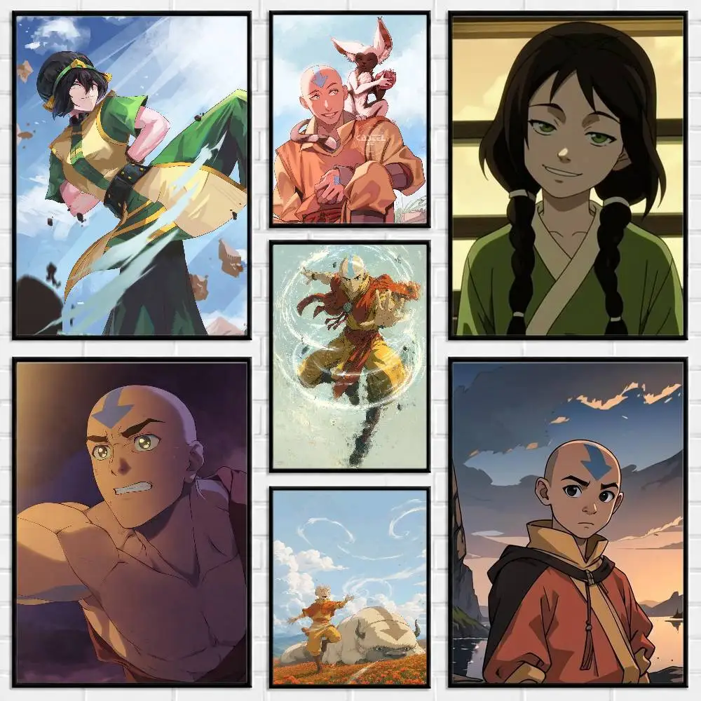 Avatar The Last Airbender Poster Versatile HD Waterproof Wall Art Self-Adhesive Decor for Any Space Ideal Gift