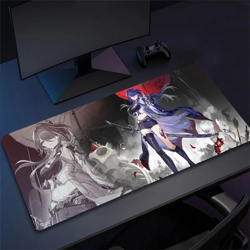 Acheron Robin Mouse Pad Honkai Star Rail Large Mousepad Computer Keyboard XXL Padding Anime Pc Gaming Accessories Desk Mat