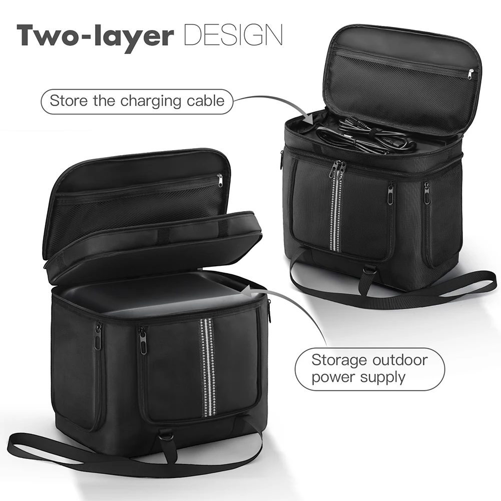 

Carrying Case for Anker SOLIX C1000 Portable Power Storage Case Travel Storage Bag Protective Case with Shoulder Strap & Handle