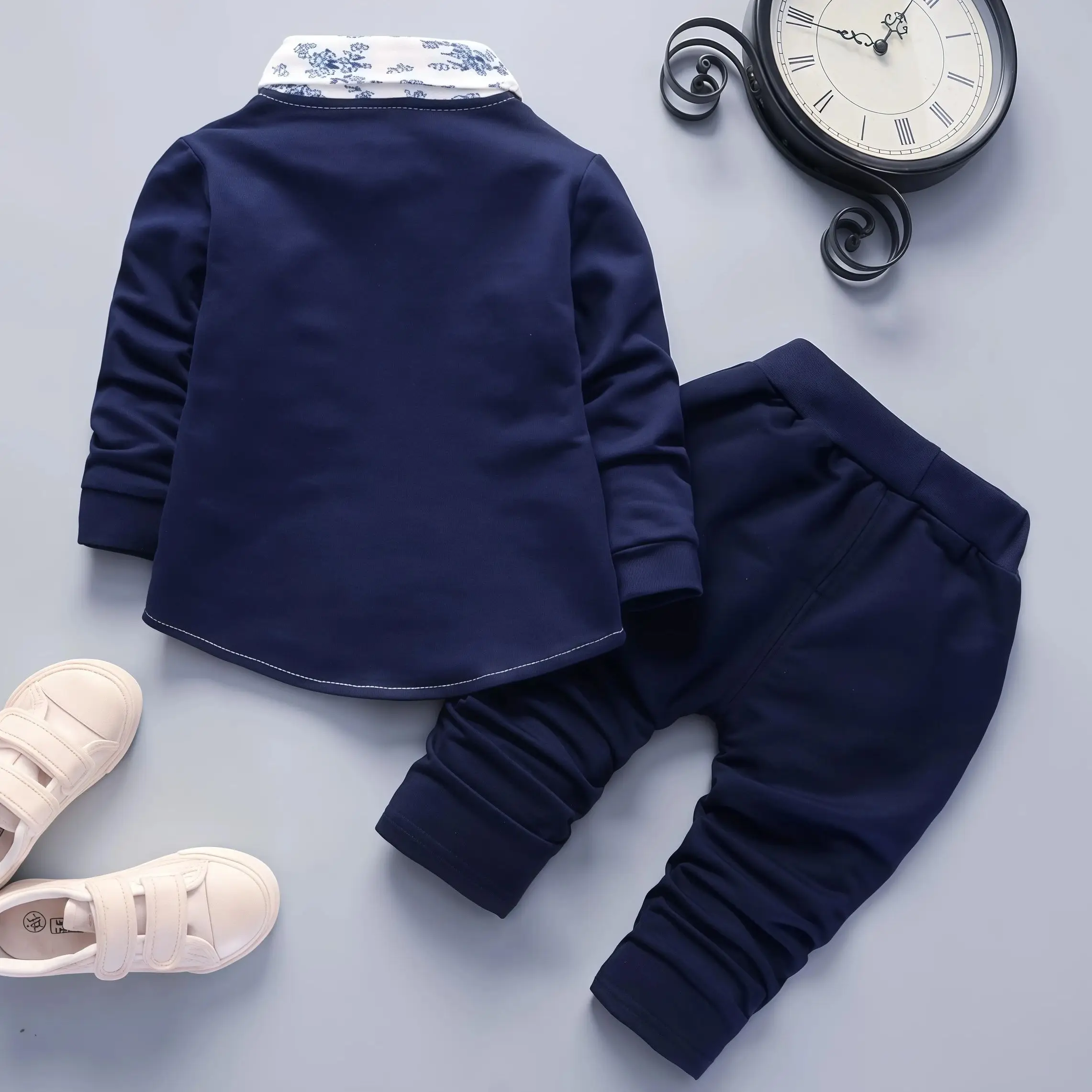 2PCS LZH Clothing New Spring Autumn Fashion Clothes For Baby Boys Clothes Gentleman Tops With Pants Suit Kids Casual Tracksuits
