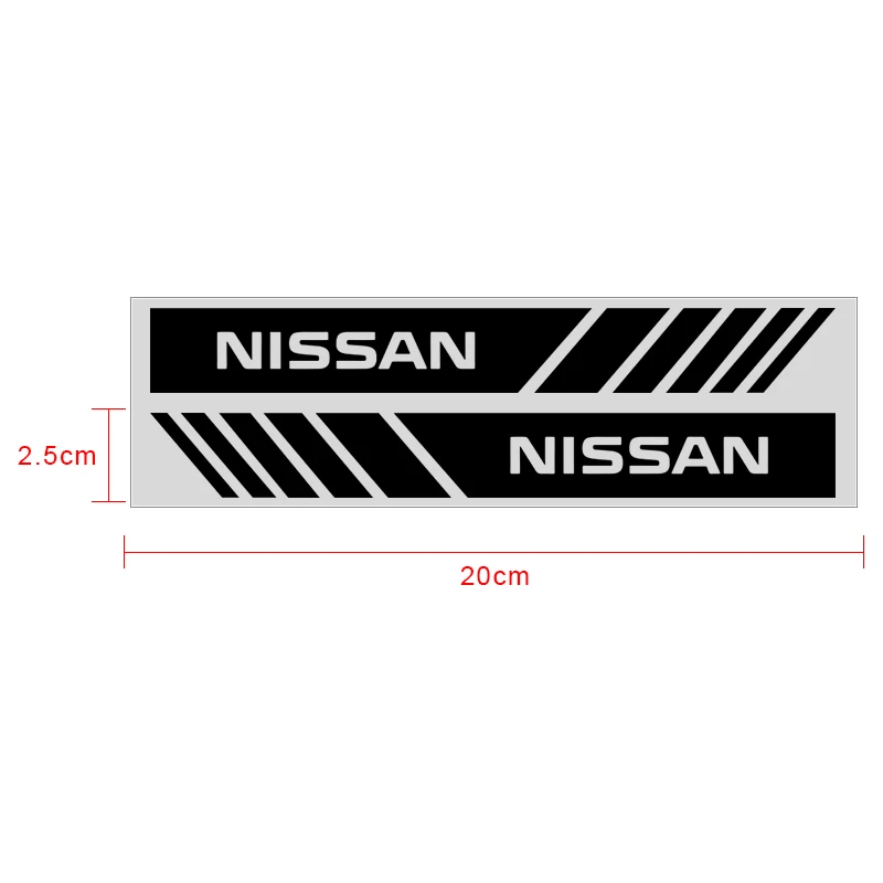 Car Styling 2Pcs Rearview Mirror Decal Stickers For Nissan X-trail Qashqai Note Juke Sentra Patrol Car decoration accessories