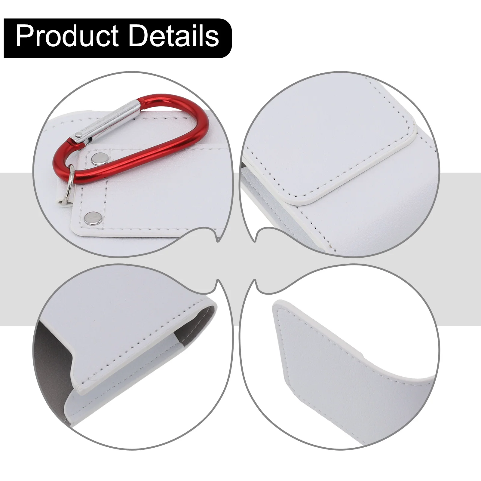 

1X Magnetic Golf-Rangefinder Carrying Case Bag With Buckle Hard Shell Case Pouch 4.13x2.95x1.57 In Golf Rangefinder Storage Bag
