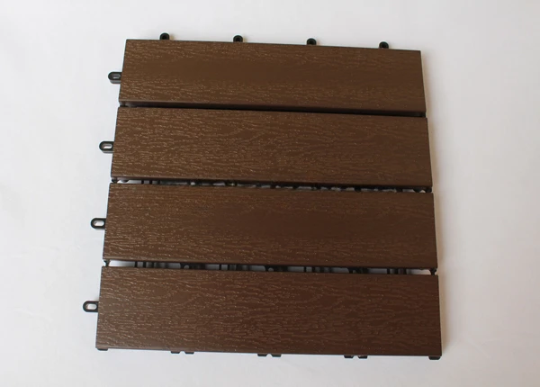 outdoor wpc tiles wood plastic composite DIY wpc flooring