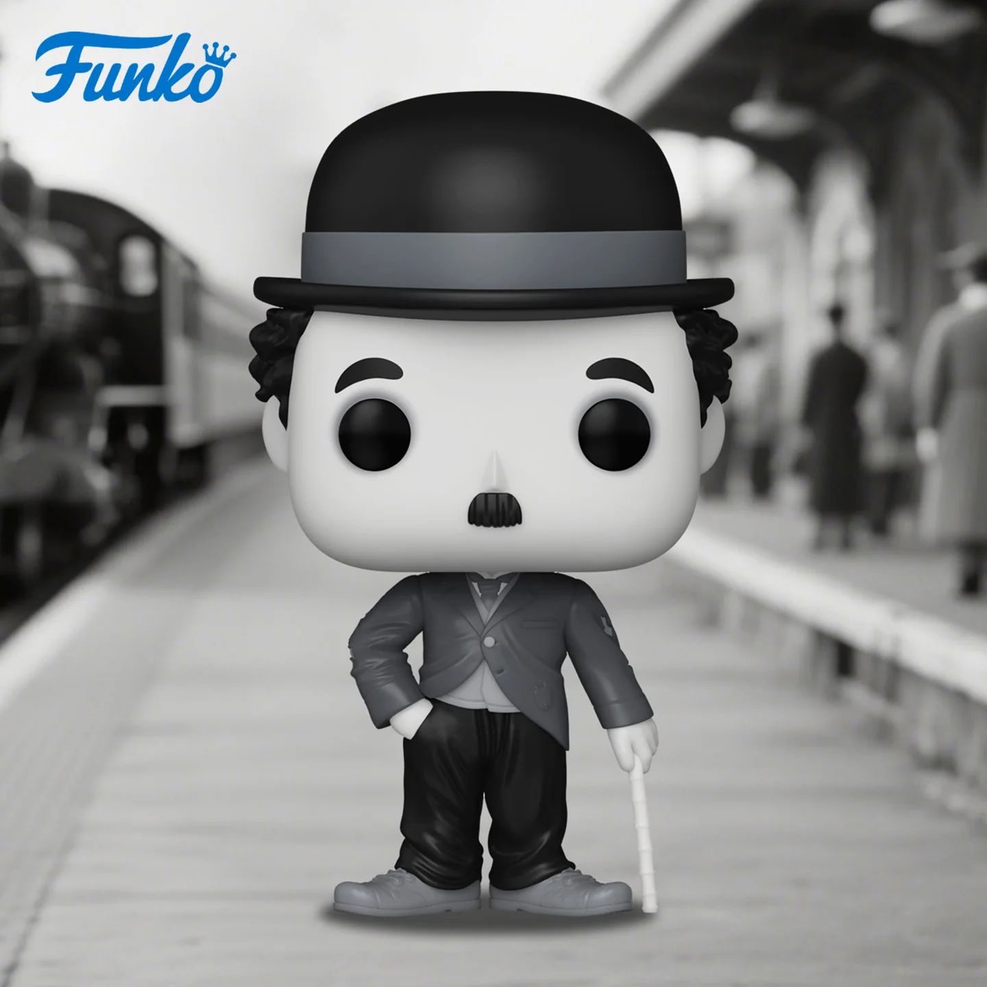 

Funko Pop Mime Comedy Master Charlie Chaplin Peripheral Figurines Toys for Boys Gift Collectible Ornaments