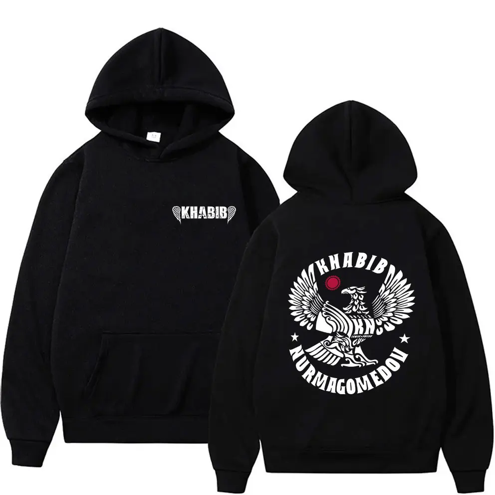 

Russian Fighter Khabib Dagestan Eagle Hoodie Men's Women's Boxing Fitness Gym Oversized Sweatshirt Male Casual Pullover Hoodies