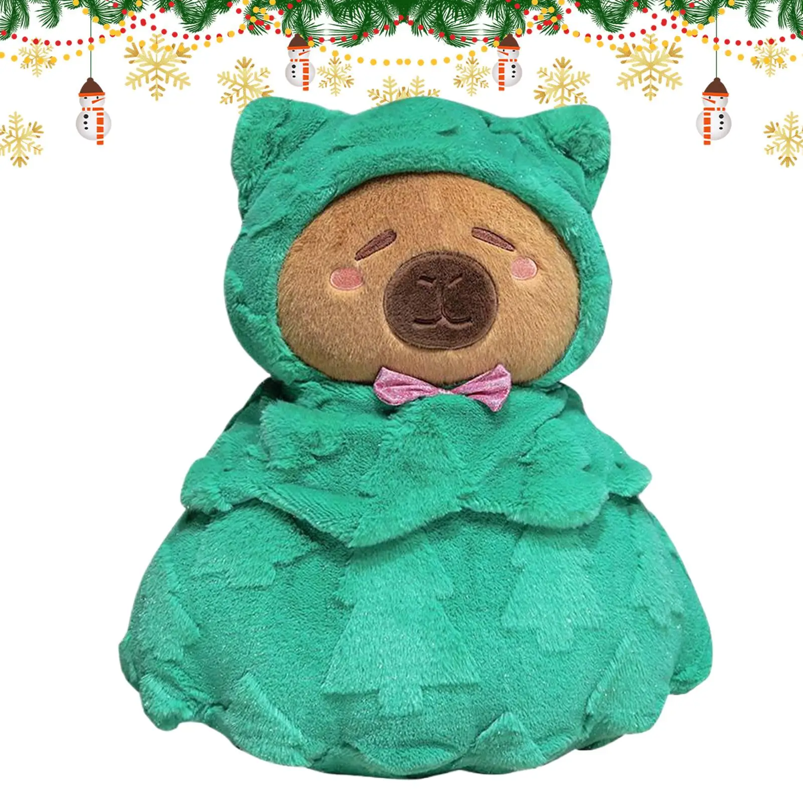

Christmas Capybara Plush Toys 15.8 Inch Soft Pillow Stuffed Animal Plush Toys For Boys Girls Girlfriend Christmas Party Favors