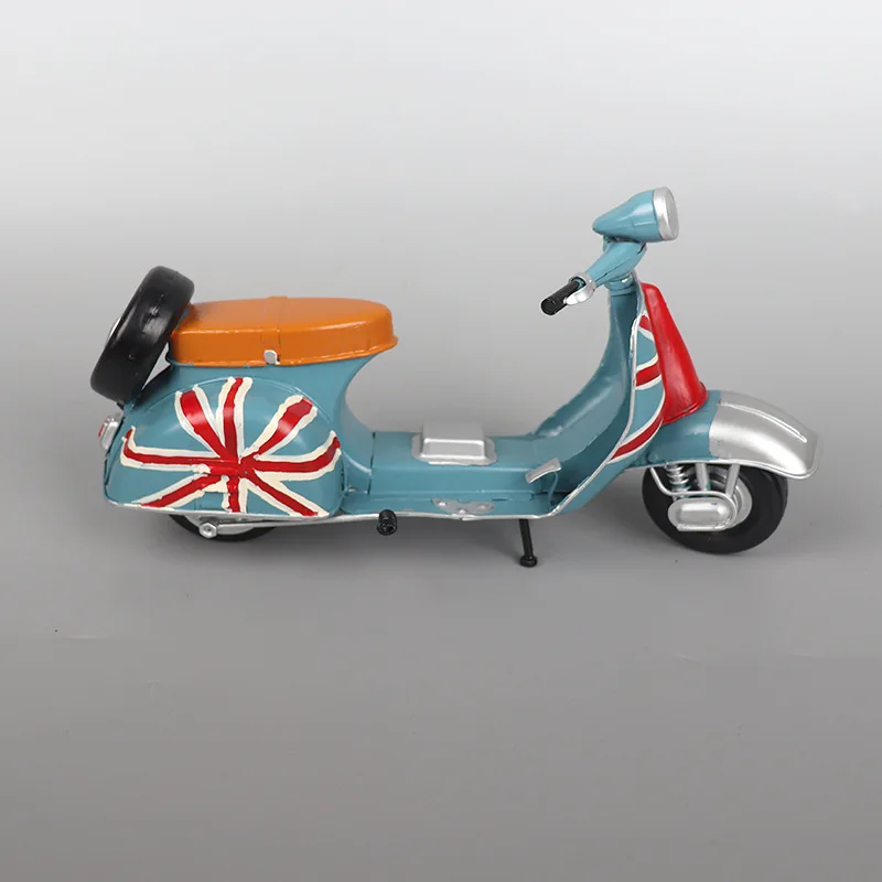 Motorfiets Model Creatieve Kleine Scooters Model Tank Simulatie Ambachten Desktop Raamdecoratie Europese Kleine Plaats Gift