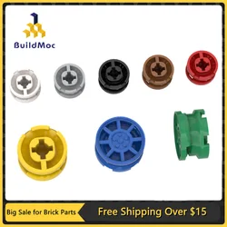 10Pcs MOC Parts 93593 Wheel 11 x 6 with 8 Spokes Compatible Bricks DIY Assmble Building Block Particle Kid Puzzle Brain Toy Gift