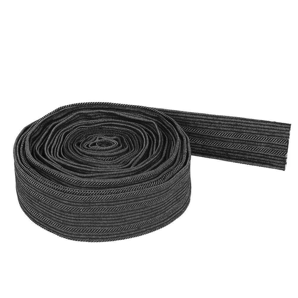 

Sheath Nylon Protective Cover Sheathed Cable Cover 25FT 7.5m/25ft Accessories Black Hose Hydraulic High Quality