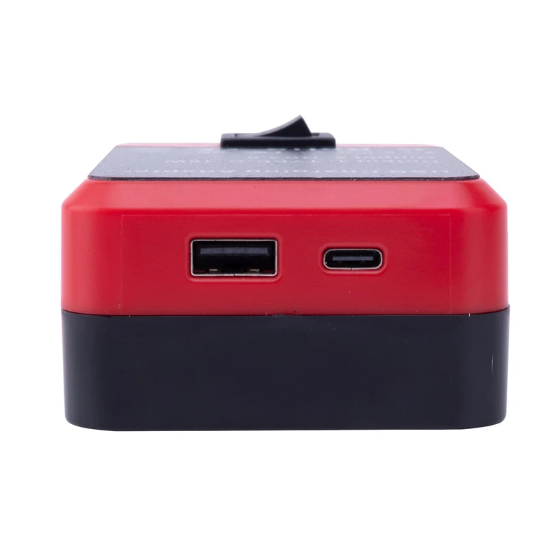 Battery Adapter Power Bank for Lidl Parkside X20V Li-ion Battery with USB/Type-C Dual Fast Charging Interface Mobile Power Bank