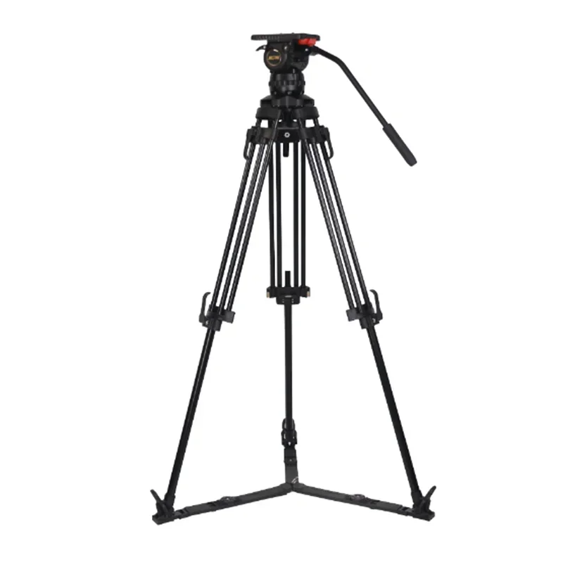 Factory Jiepai V18 Pro Professional Broadcast Heavy Duty Video Camera Tripod With 100mm Bowl Fluid Head