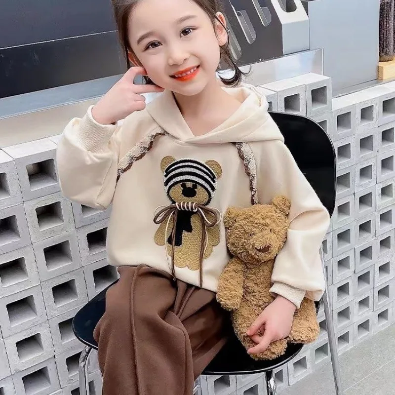 Two Piece Set Girl 2024 New Autumn Fashionable Western Sweater  Korean Style Versatile Trendy