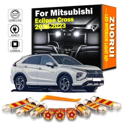 ZUORUI 11Pcs Canbus For Mitsubishi Eclipse Cross 2018 2019 2020 2021 2022 2023 LED Interior Map Dome Light Kit Number Plate Bulb