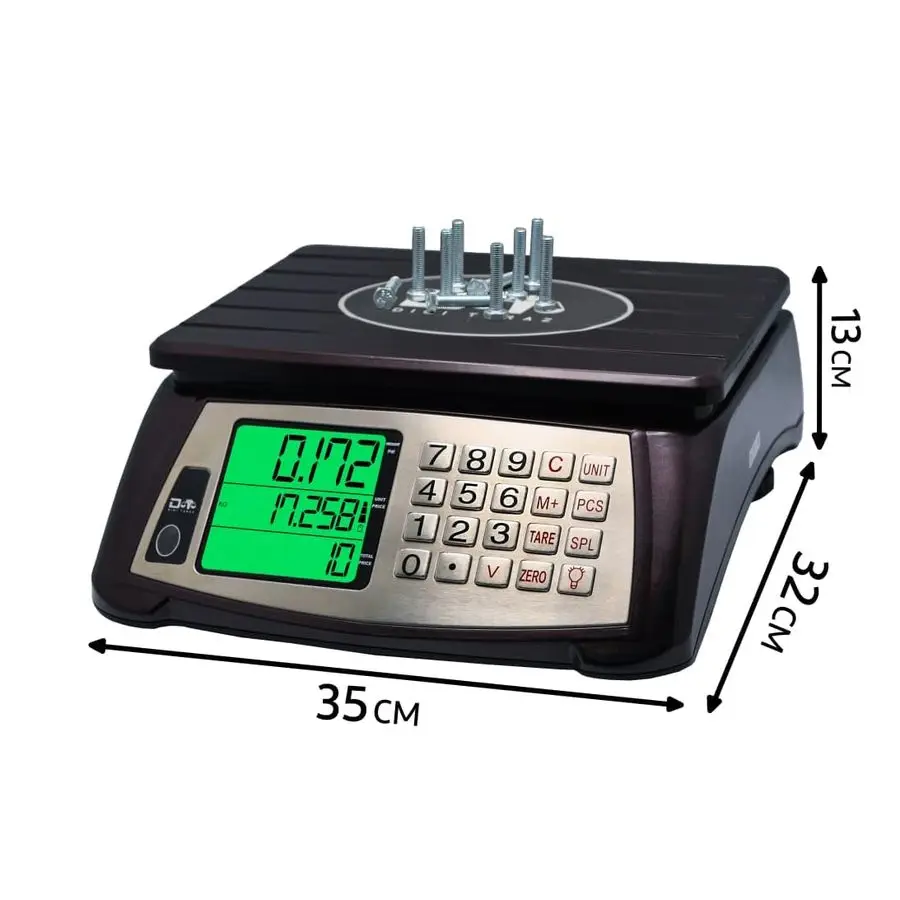 Computing Scale, Commercial Food Scale, Counting Function,66lb 30kg,1g, Rechargeable, Waterproof Design, Stainless Steel Keys,La