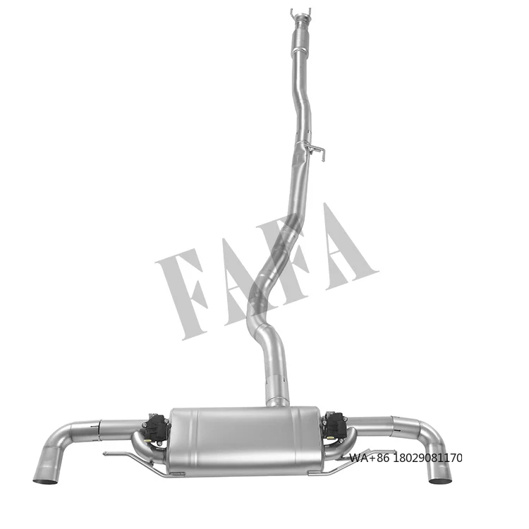 

For A45 W177 2.0T Exhaust System Middle and Tail Section Electric Valve Exhaust Pipe Muffler Exhaust