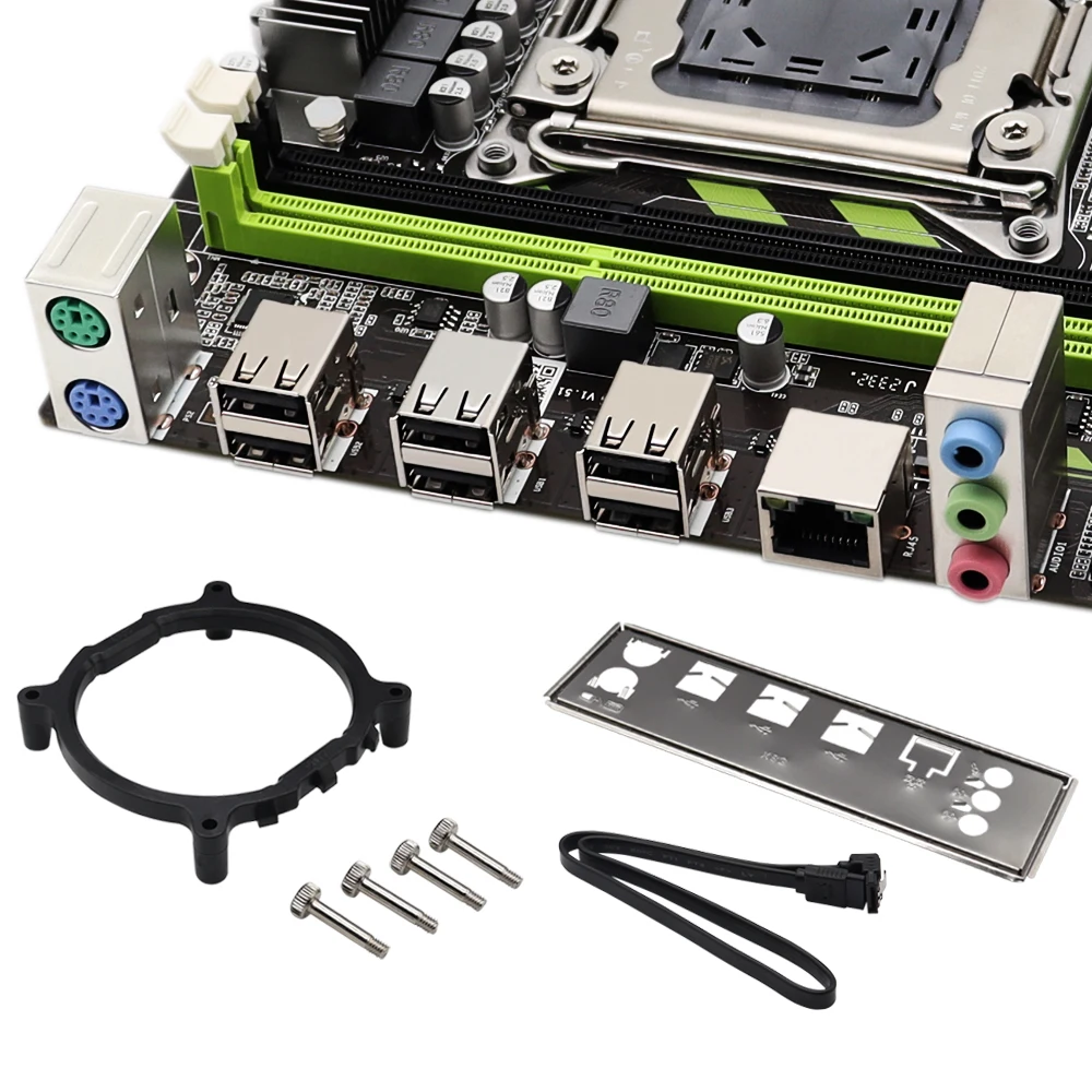 X79 motherboard combo kit set LGA 2011 Xeon E5 2650 V2 CPU DDR3 16GB (2PCS 8G) 1300MHz Desktop Memory