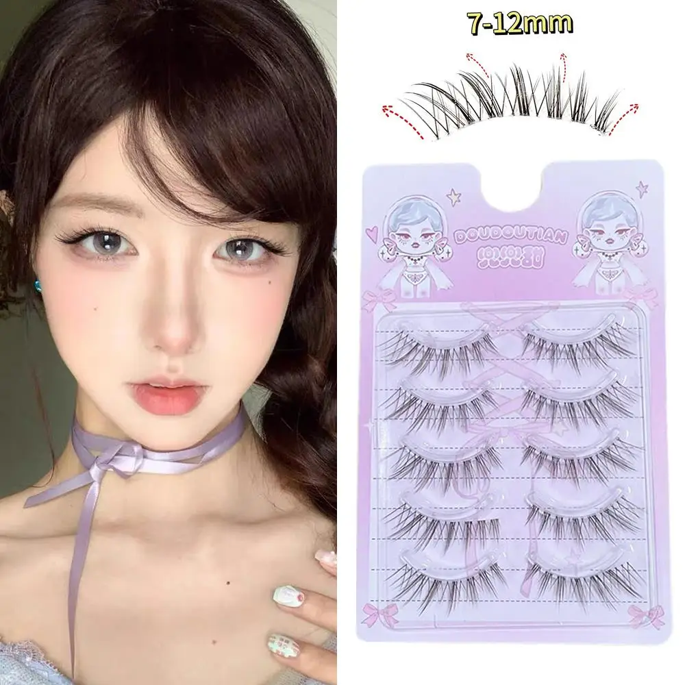 ขนตาปลอมแบบกลุ่ม ขนตาปลอมยาว ต่อขนตา ผมนุ่ม ก้านใส ขนตา เครื่องมือแต่งหน้าทุกวัน ขนตาธรรมชาติ