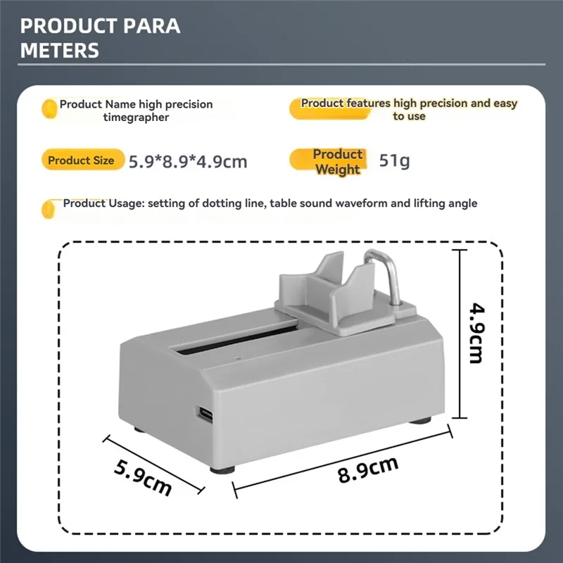 X11A Mechanical Watch Calibration Detection Timegrapher Tester Precision Watch Calibrator Electronic Watch Measuring Tool