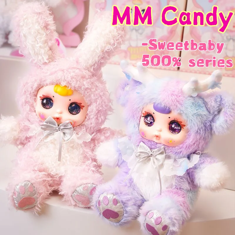 

MM Candy Sweetbaby 500% Series Blind Box Toys Action Figure Accompany Sleeping Toy Decoration Dolls Mystery Box Gifts for Girls