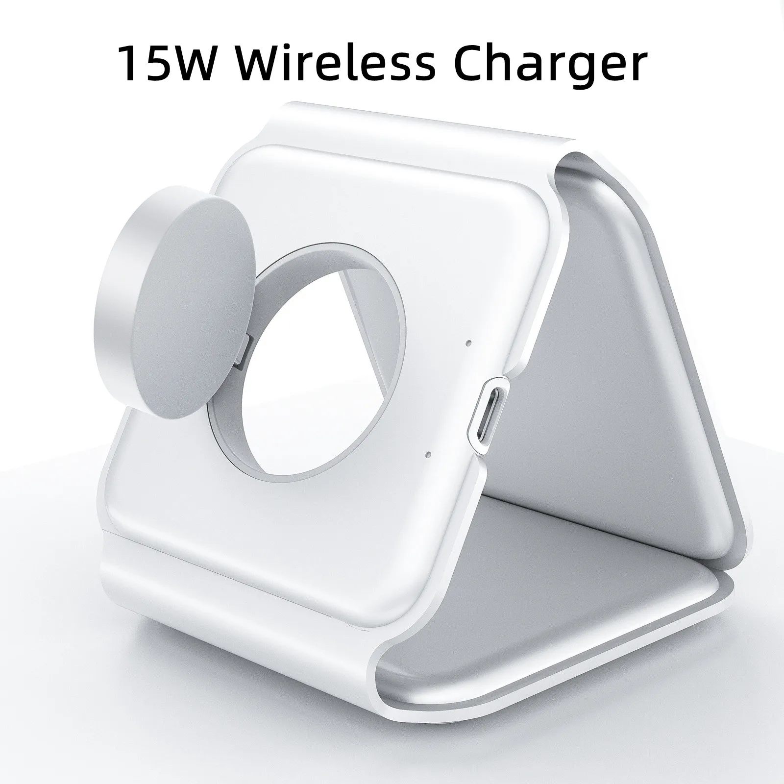 3 in 1 Magnetic fold Wireless Charger Stand  Fast Wireless Charging Station for Samsung Xiaomi Mi Huawei for iPhone Apple Watch